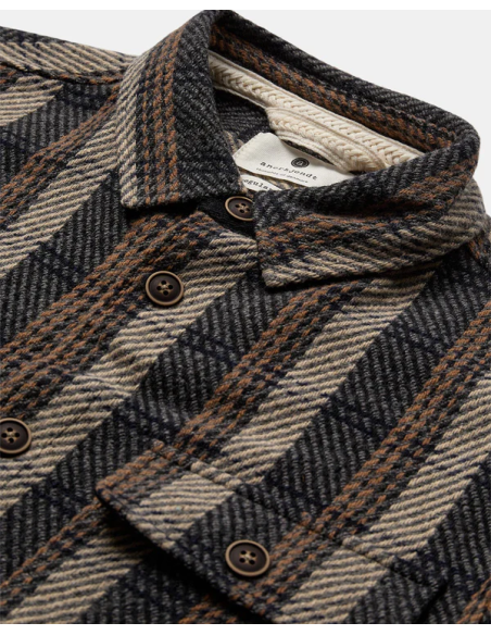 copy of AKOSCAR CHECK OVERSHIRT - INCENSE - 901700