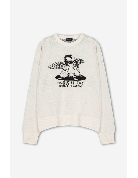 Angel Punk Ivory Sweater- AP006-01-1910