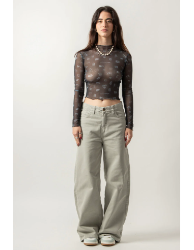 Urban Black Tulle T-shirt - AP035-01-M002