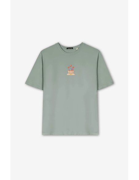 Washed Nairobi Light Green T-shirt- P016-01-G002