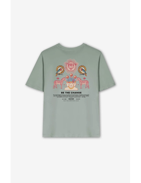 Washed Nairobi Light Green T-shirt- P016-01-G002