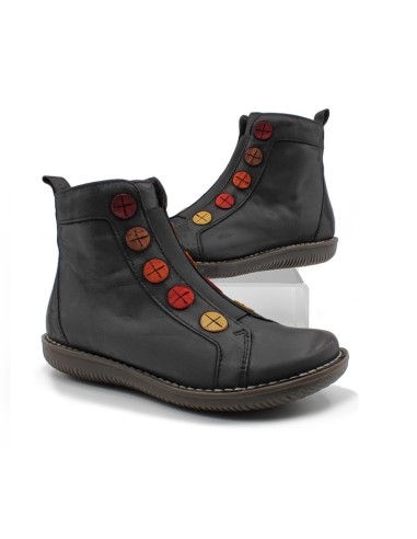 CHACAL 6419 Nobuck Gras Δέρμα Negro -... CHACAL 6419 Nobuck Gras Δέρμα Negro -...