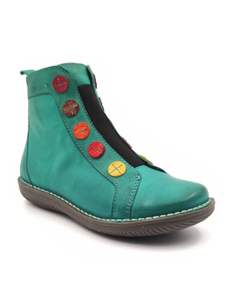 CHACAL 6419 Incobuck Δέρμα Τιρκουάζ -6419