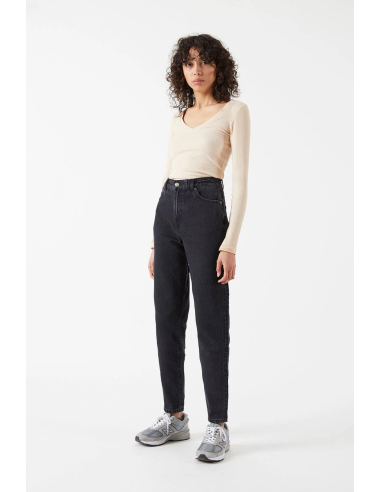 Dr Denim Pants W Nora Retro Black...