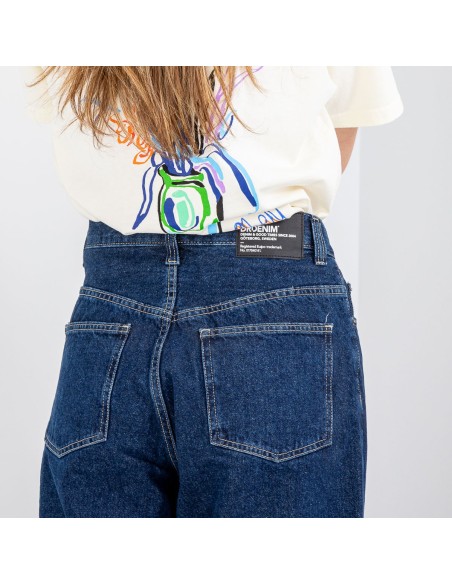 Dr Denim Pants W Hill K27 Pebble Dark Retro Denim - 2310103K27