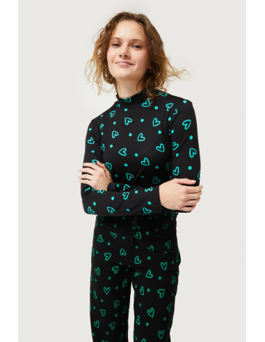 Compania Fantastica Green Heart Top - 43C/12015