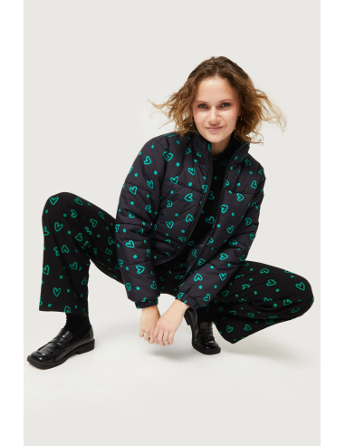 Compania Fantastica Green Heart Top -... Compania Fantastica Green Heart Top -...