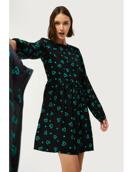 Compania Fantastica Short Dress Green Hear- 43C/40000