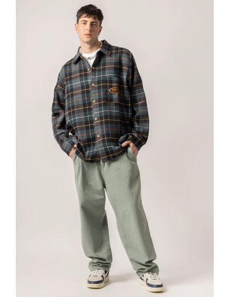 London Checked Shirt Green -AP001-01-1900
