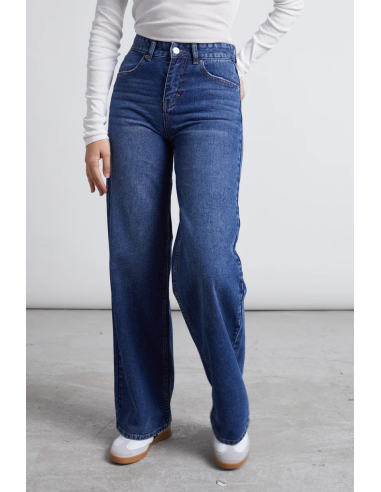 24 COLOURS Pants Blue Denim - 80364