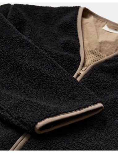 AKANDERS PILE CARDIGAN - CAVIAR - 901783 AKANDERS PILE CARDIGAN - CAVIAR - 901783