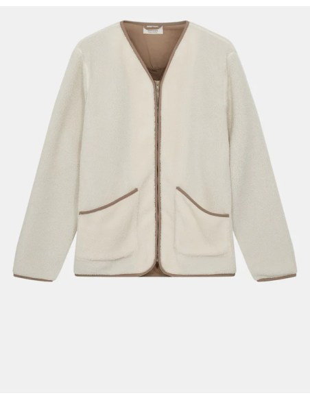 copy of AKANDERS PILE CARDIGAN - CAVIAR - 901783