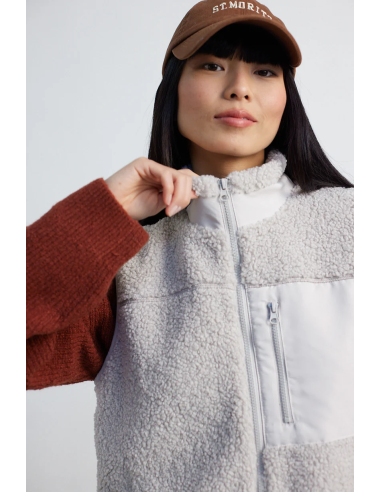 24 COLOURS Jacket Beige Vest Fleece...