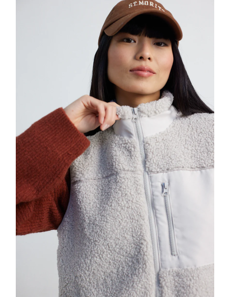 24 COLOURS Jacket Beige Vest Fleece -90467b