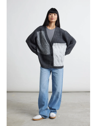 24 COLOURS Cardigan Grey - 41153