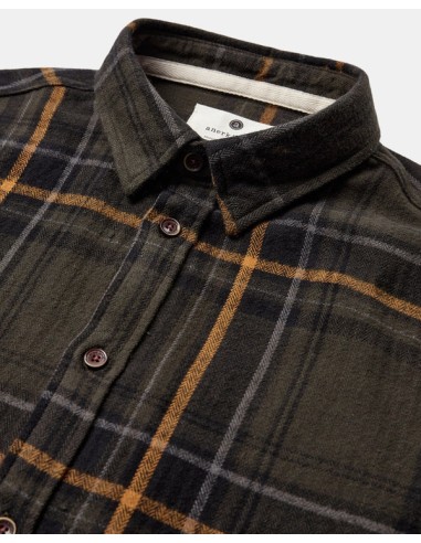 AKLEIF FLANNEL CHECK SHIRT - FOREST... AKLEIF FLANNEL CHECK SHIRT - FOREST...
