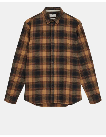 copy of AKLEIF FLANNEL CHECK SHIRT - FOREST NIGHT- 901669