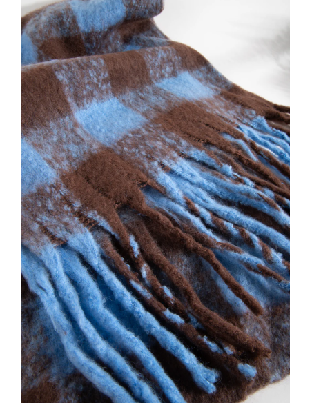 24COLOURS checked scarf -18882