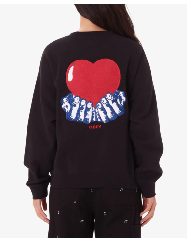 OBEY HEART CREWNECK -211600158