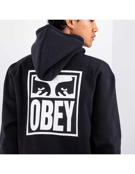 OBEY EYES ICON PREMIUM PULLOVER BLACK -112843126