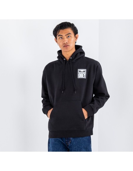 OBEY EYES ICON PREMIUM PULLOVER BLACK -112843126