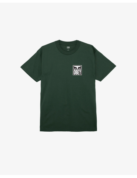 OBEY EYES ICON II CLASSIC T-SHIRT / FOREST GREEN  - 165262142