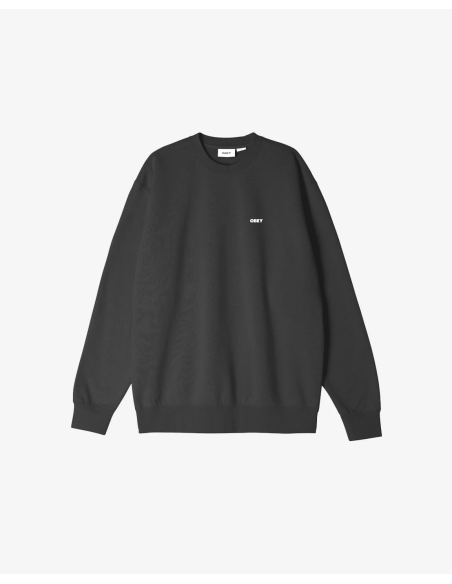 OBEY BOLD CREWNECK PREMIUM CREWNECK / BLACK -112862349
