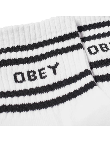 OBEY COOP SOCKS / WHITE - 200260070