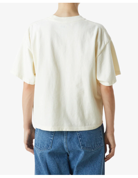 OBEY COLLEGIATE  RAEGAN T-SHIRT /WHITE -267622446