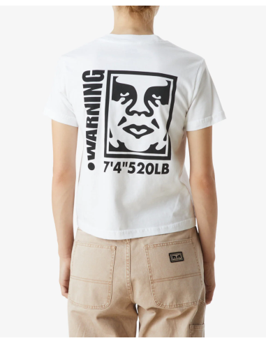 OBEY ICON WARNING KAYLIN T-SHIRT -... OBEY ICON WARNING KAYLIN T-SHIRT -...