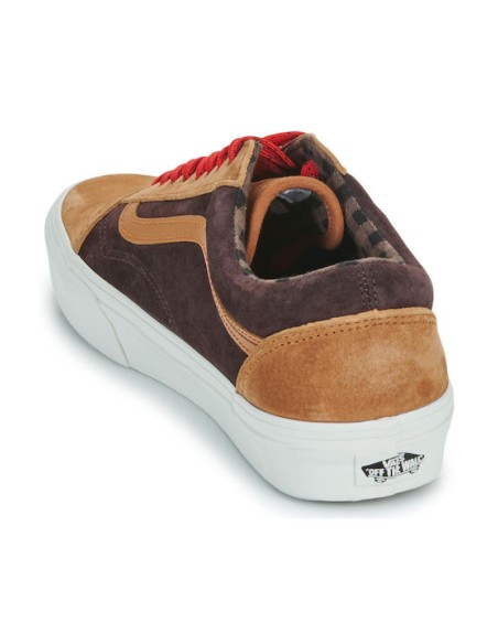 VANS  Old Skool PIG SUEDE PLAID GLAZED GINGER- VN0A2Z42N1Z1