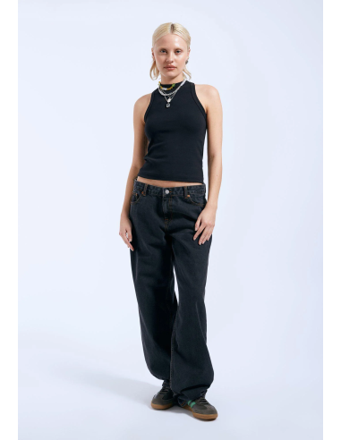 DRDENIM HILL /DUST WASHED BLACK Pants -2310103R54