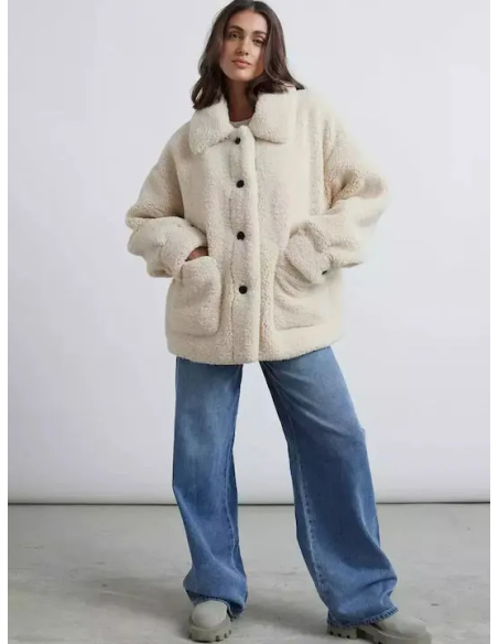 24COLOURS Coat | Beige -90478