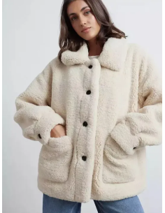 24COLOURS Beige Coat -90478 2