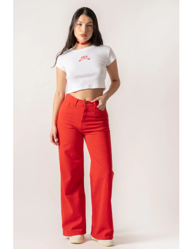 Kaotiko Pocket Heart Red Pants - AP022-01-K002
