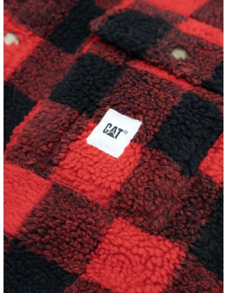 CATERPILLAR BUFFALO OVERSHIRT /RED/BLACK - 6040090