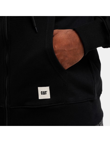 CATERPILLAR ESSENTIAL ZIP HOODIE/BLACK -6050164