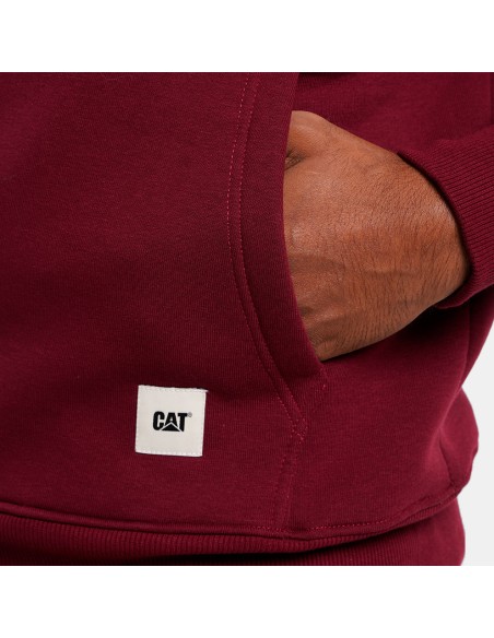 CATERPILLAR LOGO HOODIE MAROON -6050193