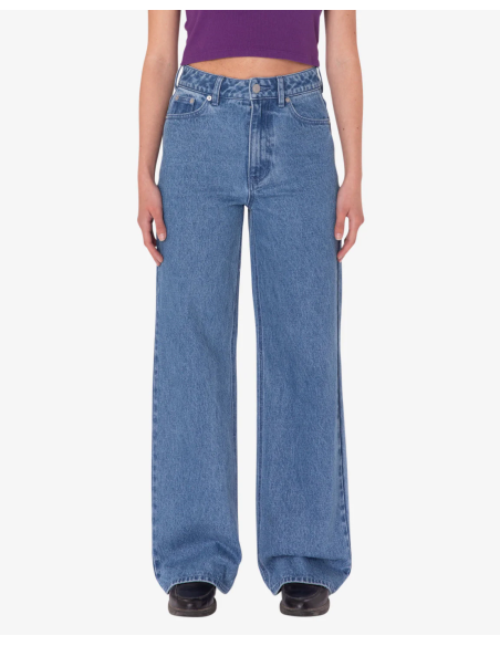 OBEY ERRAND HIGHWAIST 5-POCKET W DENIM PANTS - 242010055