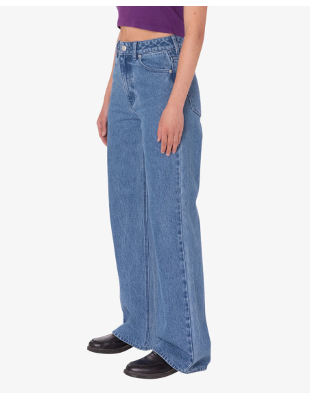 OBEY ERRAND HIGHWAIST 5-POCKET W DENIM PANTS - 242010055