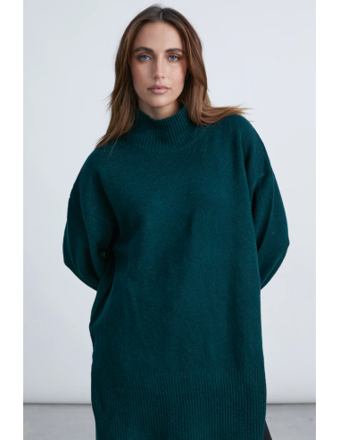 24 COLOURS Turtleneck Sweater Green -...