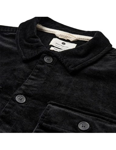 AKOSCAR CORD OVERSHIRT -CAVIAR- 901784