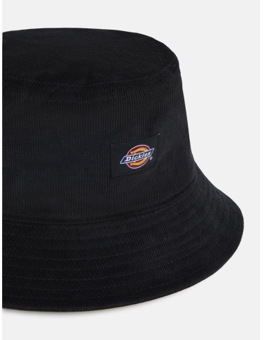 DICKIES CORDUROY BUCKET HAT BLACK -...