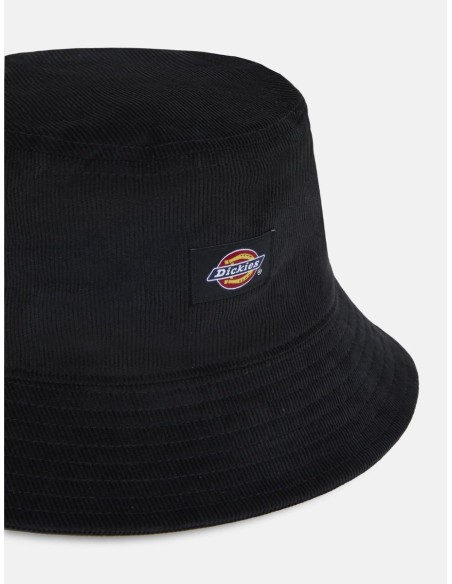 DICKIES BUCKET HAT CORDUROY BLACK - DK0A4ZAUBLK1