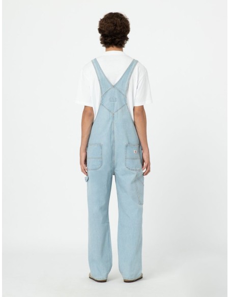 DICKIES CLASSIC DENIM BIB VINTAGE AGED BLUE - DK0A4XYAC151
