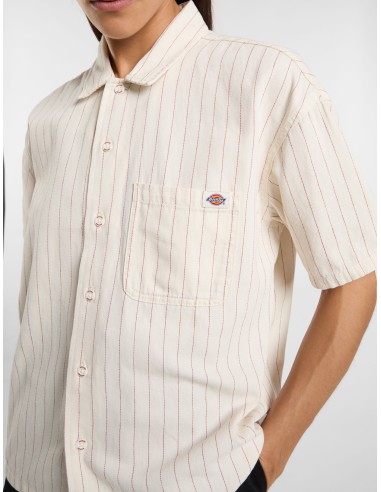DICKIES SHIRT W SERVICE SS EGRET -...