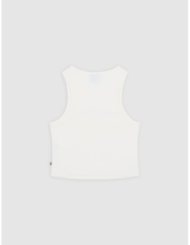 DICKIES TOP W V NECK EGRET- DK0A8677C481