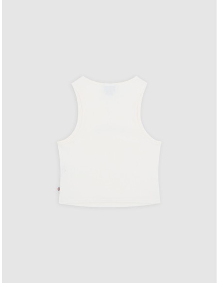 DICKIES TOP W V NECK EGRET- DK0A8677C481