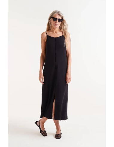 Compania Fantastica Black Fine Knit Midi Dress - 51C/10220