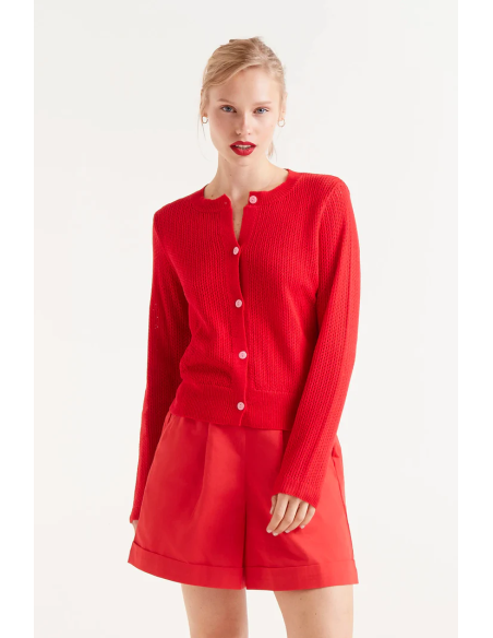 Compania Fantastica Red cardigan - 51C/10232